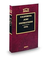 California Jury Instructions Civil 0314633723 Book Cover