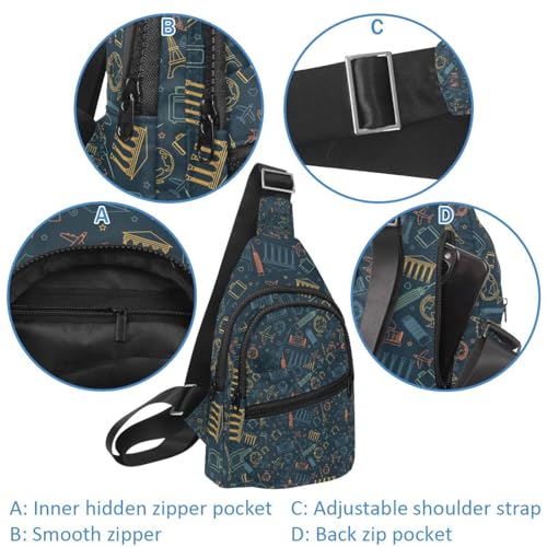 Sac à dos bandoulière homme pour le tourisme et sorties - 2