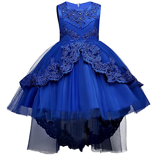 Robe fille bleue confortable taille 40 anti irritation pour peau sensible