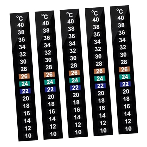 SUPVOX LCD Thermometer Stick for Aquarium Digital Room Thermometer Adhesive Back Celsius