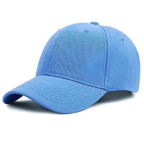 Image of Gelante Adult Plain Baseball Cap Hat Classic Adjustable Size for All Seasons