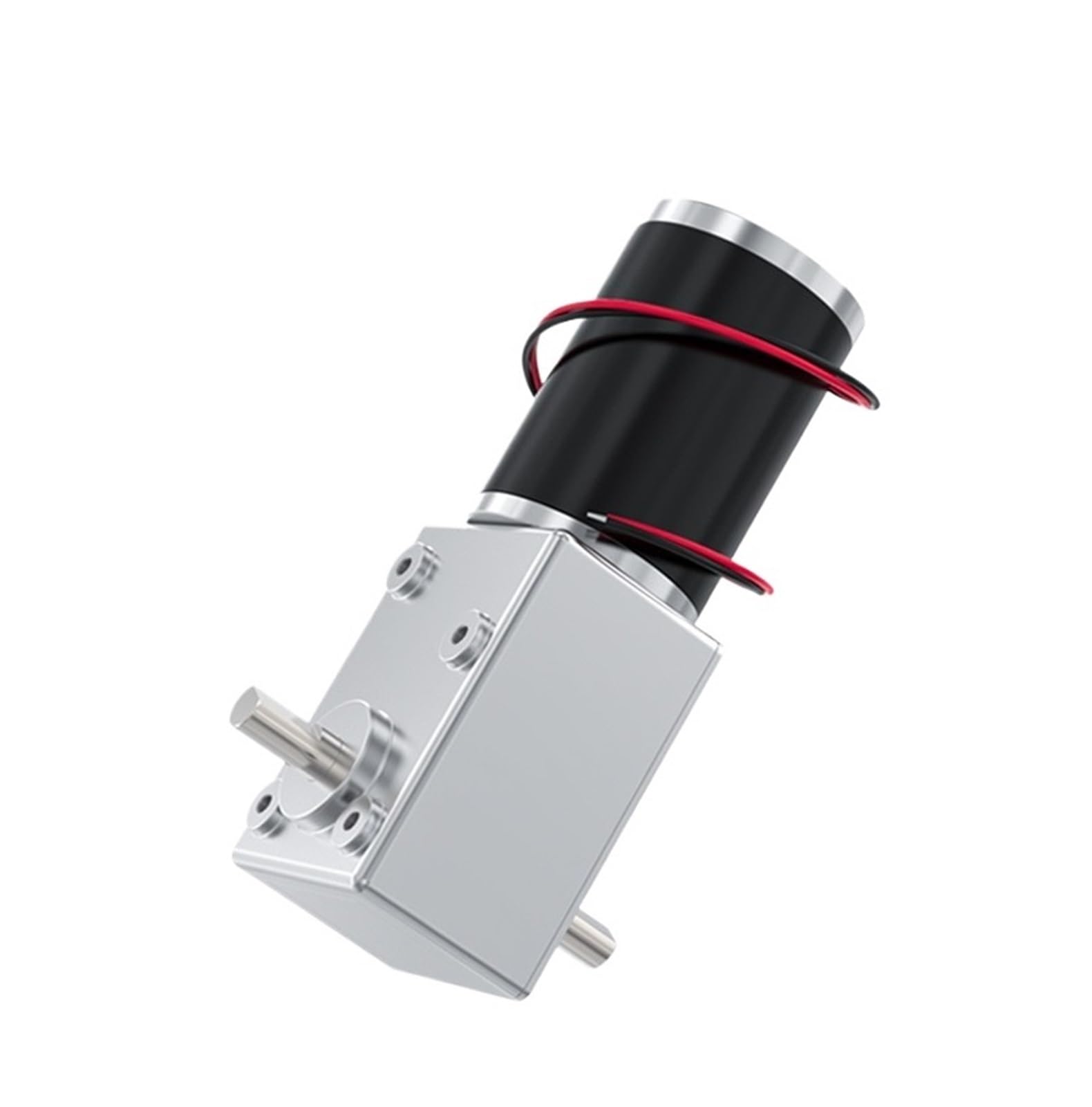 GNQUKEBWH 5882-50ZY Worm Gear DC Motor 12V Forward and Reverse Adjustable Speed 1.5RPM~440RPM high Torque Dual Output Shaft(6RPM)