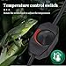 MODUODUO Reptile Heating Mat for Amphibians Tortoises Gecko Snake,Under Tank Heater (7W)