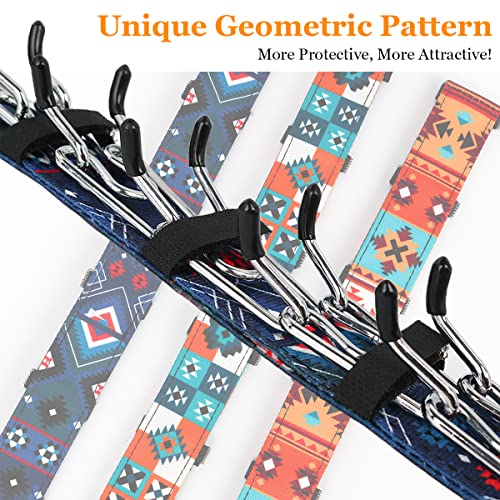 No Pull Dog Collar, Anti Pull Collars For Small Medium Large Dogs, Dog Training Collar With Printed Nylon Cover, Walking Collar With Carabiner And Adjustable Stainless Steel Links #TOP3