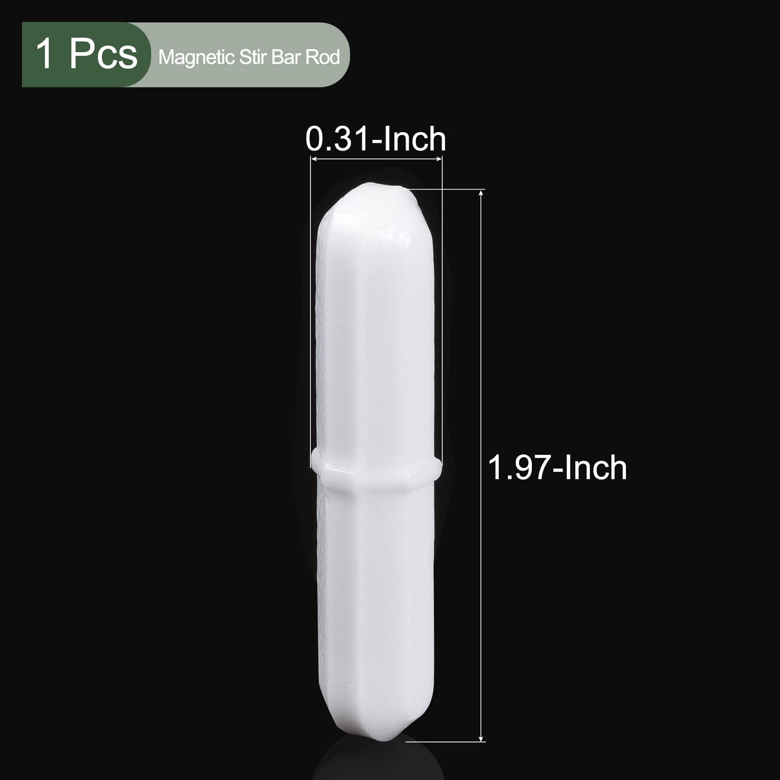 YOKIVE 3er-Pack Magnetische Rührstäbe – PTFE-beschichtet, Kreuztyp, 0,79“, Für Labor & Flüssigkeitsmischen, Korrosionsfest