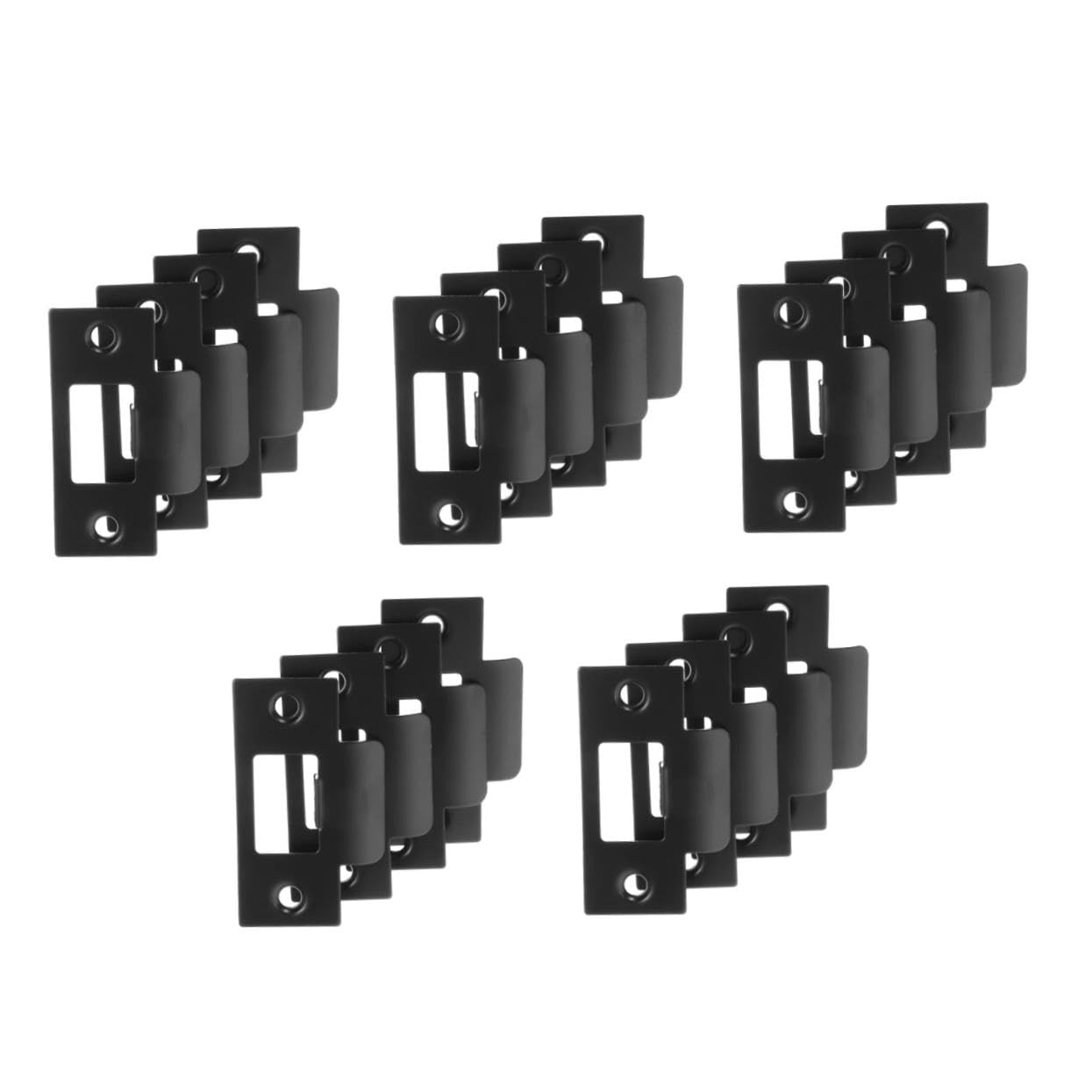 5 ensembles Guide De Verrouillage De Porte Clé Renfort De Porte Plaque Arrière Pêne Dormant Gâche De Porte Gâche De Porte Plaque De Verrouillage De Porte D'Entrée 4 pièces * 5