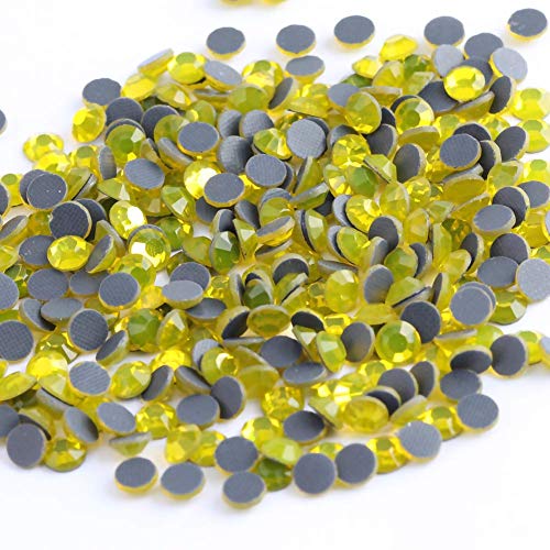 Crystal Hotfix Rhinestone,Machine Cut Stone 1440pcs/pkg (Lemon Yellow,SS16/4mm), SS16/4mm/1440pcs - Image 2