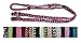Showman 7' Braided Knotted Nylon Roping Barrel Racing Contest Reins (Black/White)