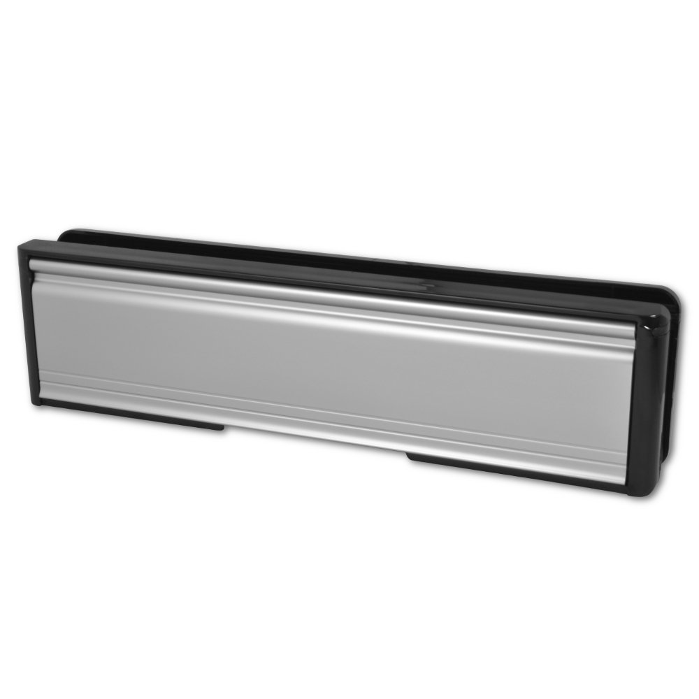Geakv Letter Box 20-40 - 265mm Wide Silver UPVC, 100%