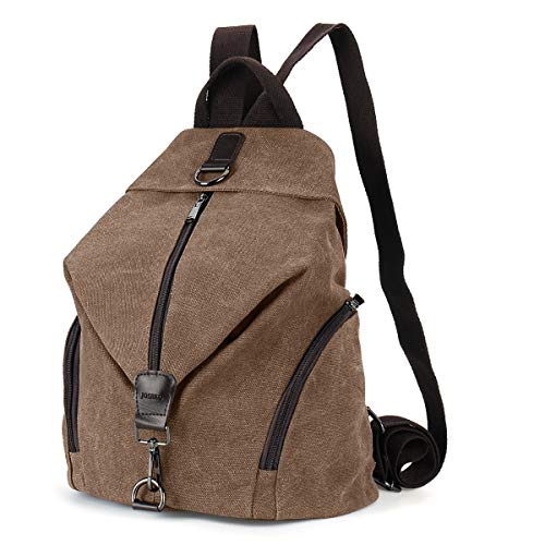 JOSEKO: Mochila de lona para mujer  gran capacidad  estilo vintage  para viajes