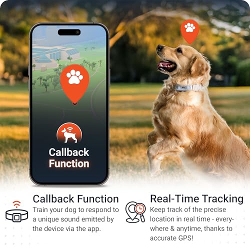 PAJ GPS Dog Tracker - 4G Real-Time Tracking & Runaway Alerts - Waterproof, Long-Range, Smart App Monitor Health & Activity - Fits Any Collar, Mini Device Navigator Chip - Subscription Required - Black - Image 3