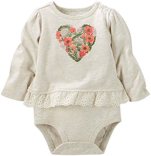 OSHKOSH B'GOSH baby-girls Single Bodysuit 11523011