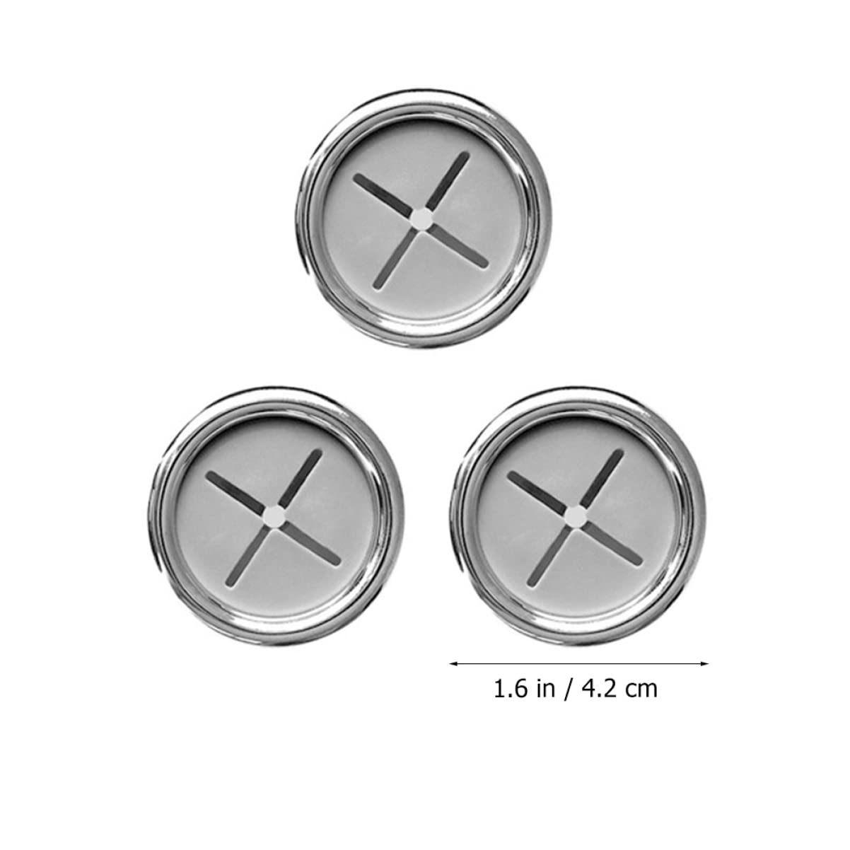 VASDEV 6 Piezas Stcik Robe Cocina Té Baño Redondo ABS Pesado Sin Ganchos Ganchos Trabajo Hogar Autoadhesivo Montaje de perforación Sin Perforaciones para Soportes de Platos Ducha Toalla a