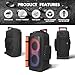 Speaker Cover Compatible with JBL PartyBox 320/310, Scratch-Resistant, Dustproof, Portable Case with Storage Bag for Outdoor Party Speaker
