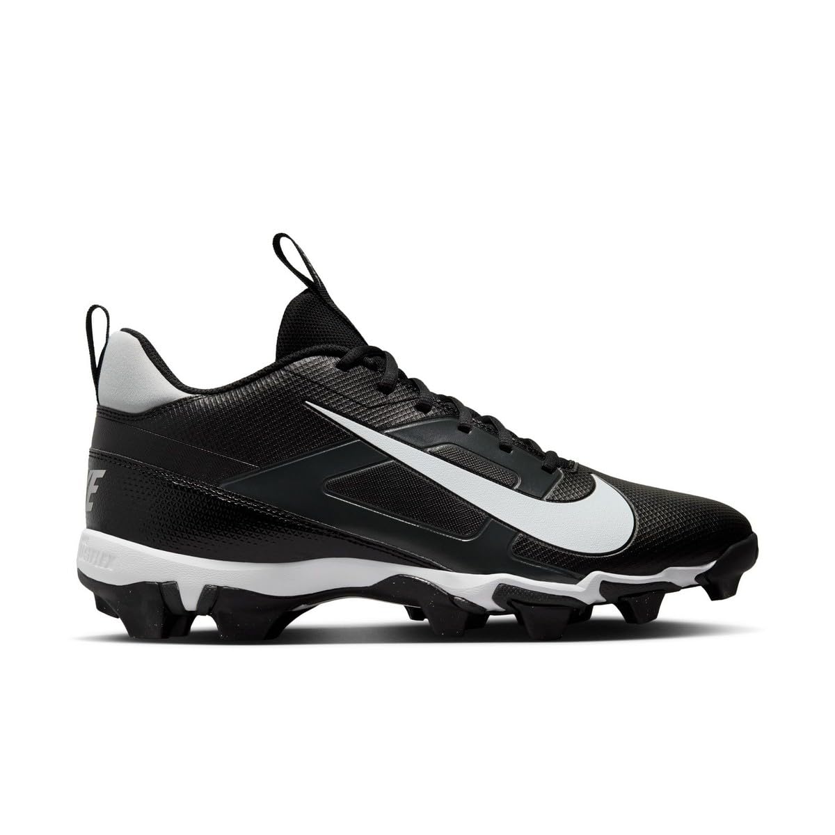 Nike Alpha Menace 4 Shark Molded Football Cleats SZ 12 Black | White