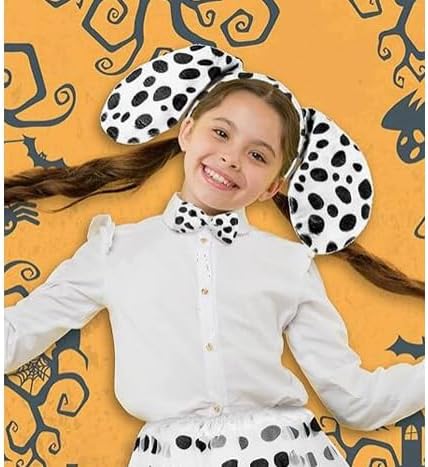 Miniatura 5 de McFadyon Costume Set with Dog Ear Headbands,Bow Tie,Tail for Christmas Halloween New Year Cosplay Costume or Party Decoration