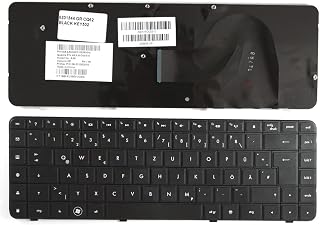 Power4Laptops Niemiecki Czarny Wymiana klawiatury laptopa. kompatybilny z HP G62-478CA
