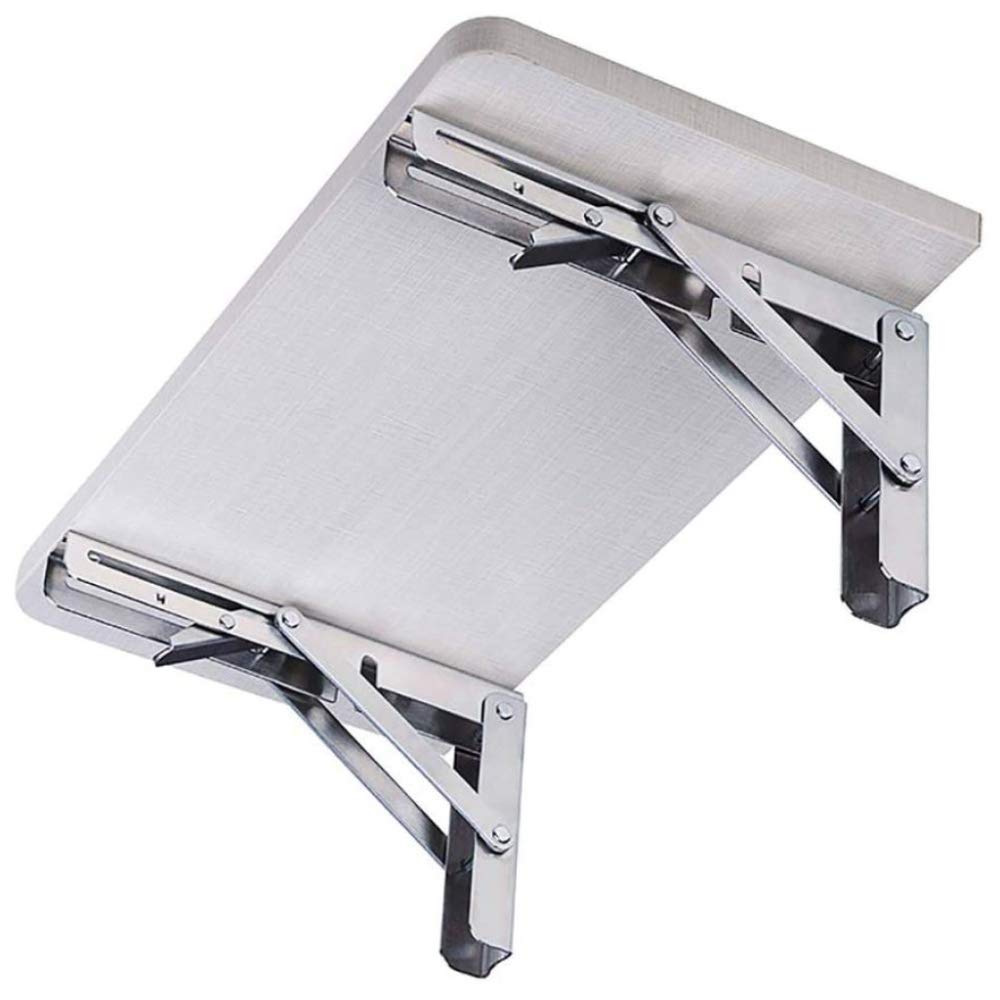 Table pliante murale 40x20cm blanche pour optimiser un petit espace de cuisine