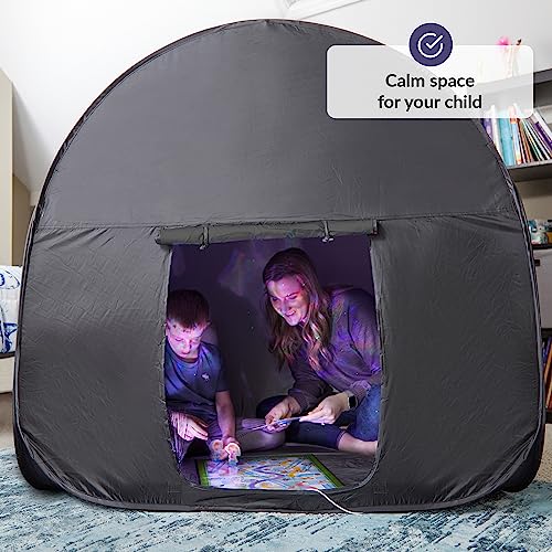 Sensory Tent | Calm Corner for Children to Play and Relax | Sensory Corner | Helps with Autism, SPD, Anxiety & Improve Focus | Black Out Sensory Tents for Autistic Children | Big