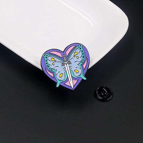 Vista 5 de JJBA JoJo - Broche esmaltado - Pin de insignia de anime Jolyne Jotaro Joestar - Regalos de Navidad para niños, niñas, adolescentes, mujeres