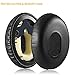 Jarmor QC3 Earpads, Replacement Memory Foam Ear Cushion Cover Kit for Bose QuietComfort 3, On Ear, OE1 Headphones ONLY, Black