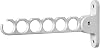 Spectrum 35000 Diversified Wall Mount Hanger Holder Closet Organizer, White