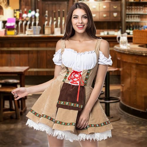 Robe de soirée vintage style dirndl bavarois d'exception