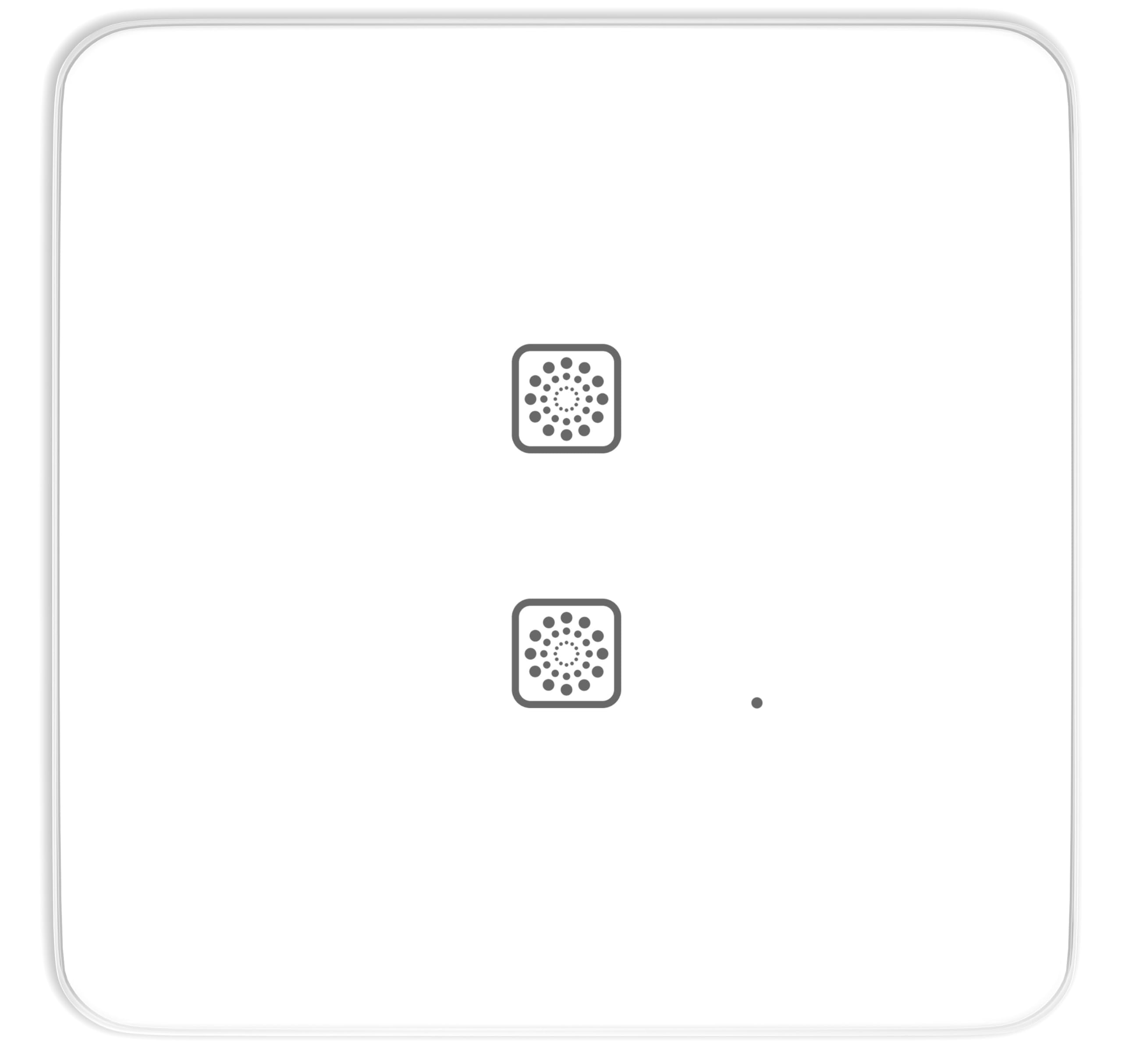 Touch Switch Board (White) (2M Size) : 2 Switch | 3 Year Warranty | Glass Touch-image-3