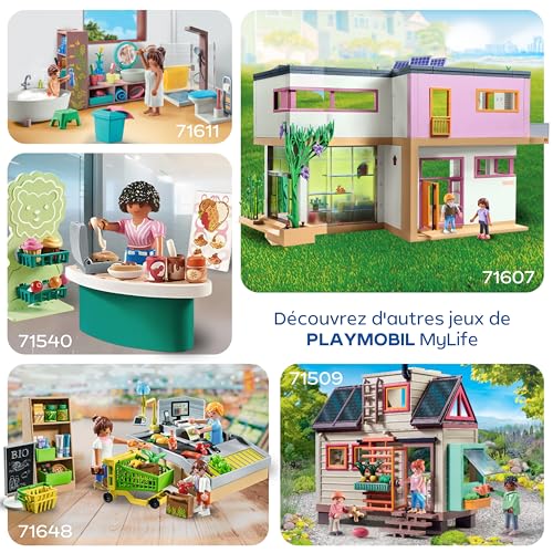 PLAYMOBIL | My Life | Aventure en Cabriolet | Voiture Jouet pour Enfants dès | Véhicule avec Figurines & Accessoires | Jouet éducatif | 71809 - vue 7