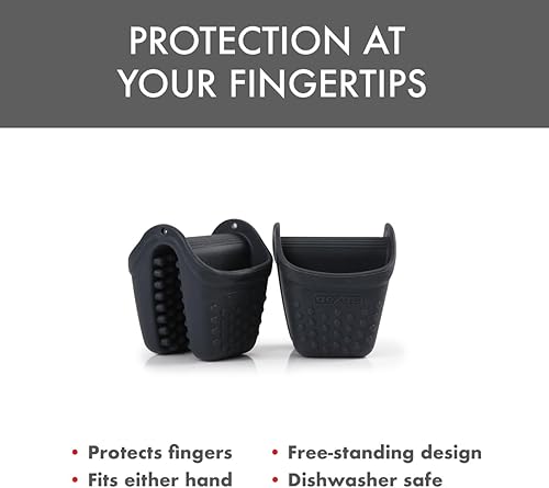 Miniatura 9 de Dexas Mini guante de horno de silicona con puntas elevadas, color verde