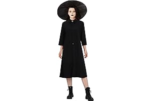 Women Black Lydia Dress Hat Costume