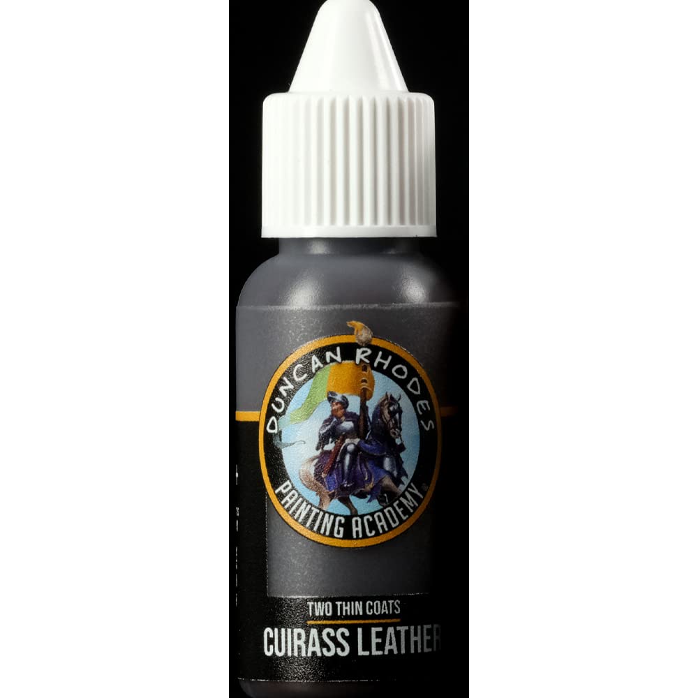 Duncan Rhodes Painting Academy Two Thin Coats Hobby Paints 15ml (Cuirass Leather)