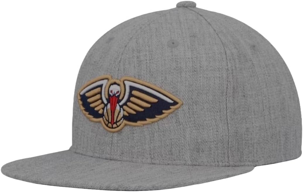 Mitchell & Ness New Orleans Pelicans Team Heather 2.0 Snapback Hat Cap