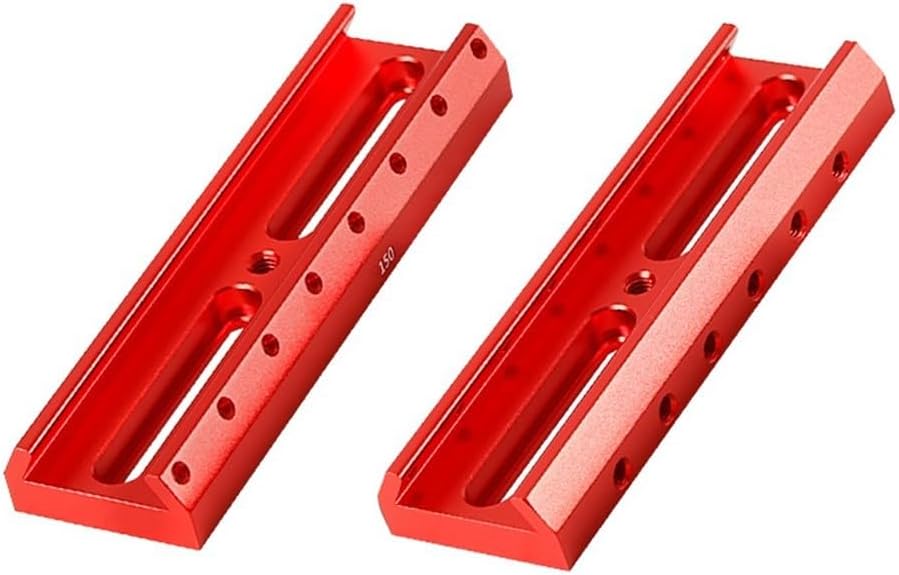 Astronomical Telescope Dovetail Plate for Finderscope Base with Adjustable Extension Slot and 60-Degree Guide Rail for Outdoor Camping and Hiking Setup(150mm)