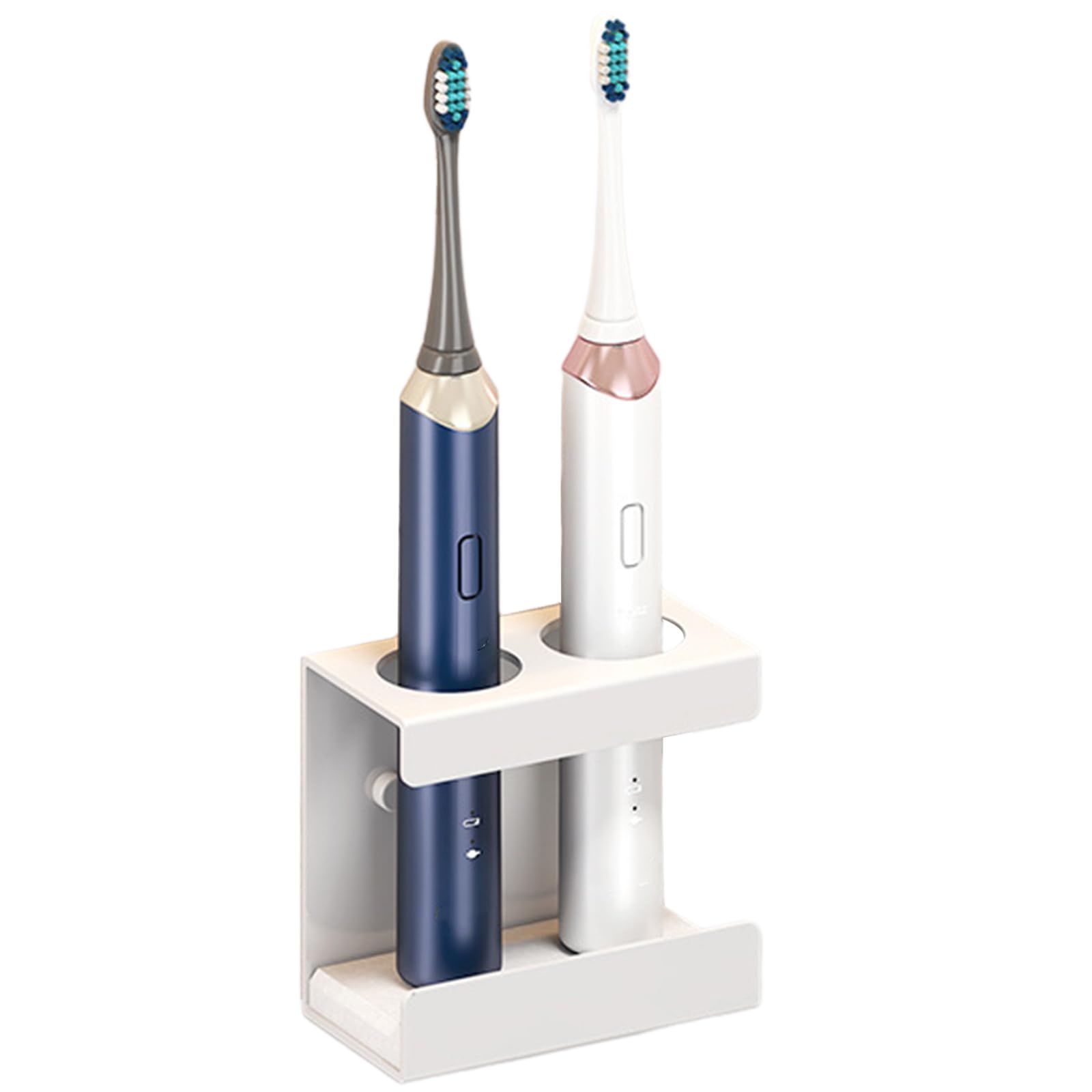 Jazuaiao Wall Mounted Toothbrush Holder for Shower, Tooth Brush and Toothpaste Organizers Hanger for Dorms Bathrooms 2/03 / 4 Slot Toothbrush Hanger
