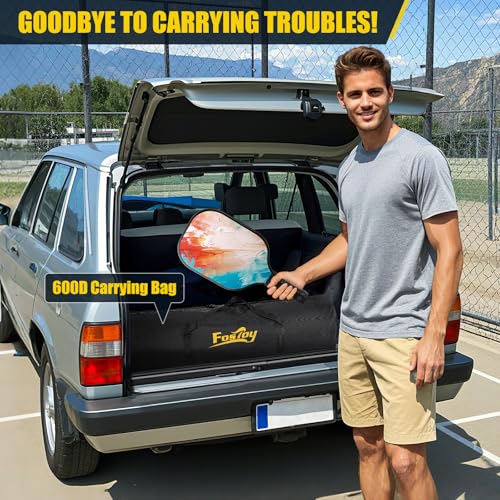 Fostoy Portable 3in1 Pickleball Net with Wheels Carry Bag- 3 Size Options - image 8