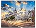 XiuTaiLtd Jigsaw Puzzle 1000 Pezzi Puzzle 3D Madrid City Landscape Fai da Te Modern Wall Art Decorazione Domestica