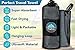 Youphoria Microfiber Travel Towel Fast Drying Lightweight - Quick Dry Towel for Camping, Beach, Backpacking, Hiking, & Sport