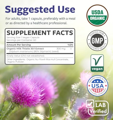 PURE CO Organic Milk Thistle