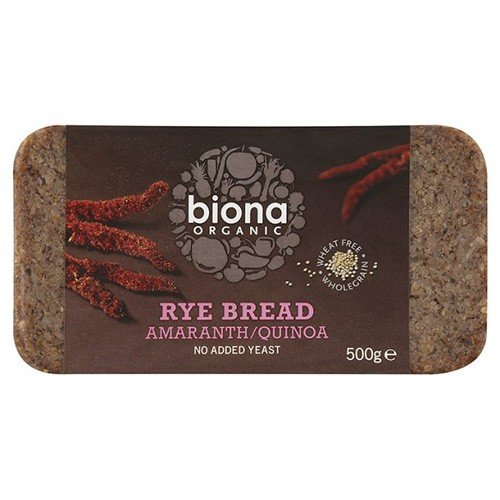Organic Rye Amaranth/Quinoa Bread - 500g
