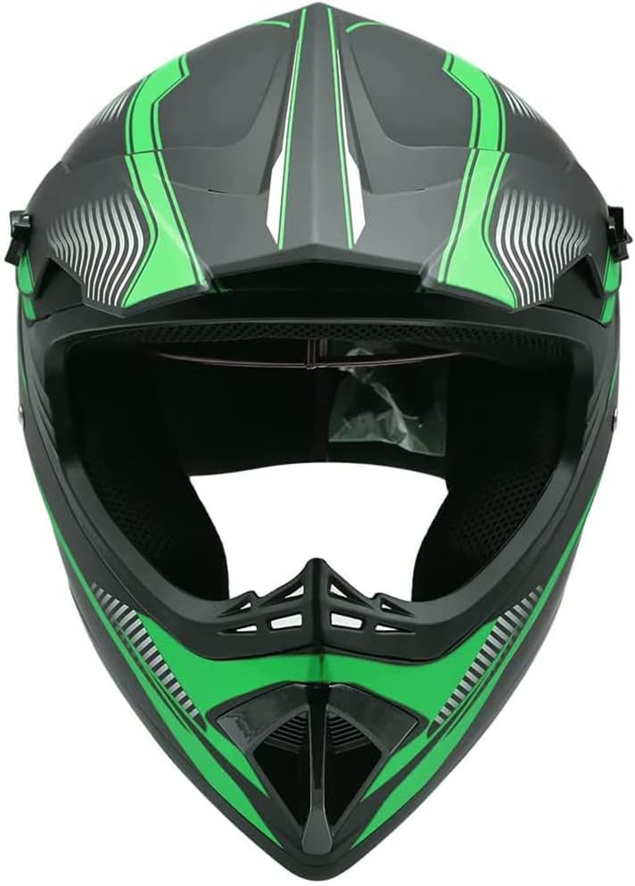 Youth Off-Road Motorcycle Helmets,Children's Helmets for Off-Road Motorcross ​and Mountain Bikes,Comfortable and Light Weight, DOT Quality Certification,Blue,S