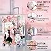 Vehcimbev Street Fashion Girl Travel Luggage Cover Take Me to Paris Travel Suitcase Cover Anti-scratch Suitcase cover Fits 18-20 Inch Luggage Cover
