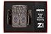 Zippo Gothic Window Design Armor® Black Ice® Pocket Lighter
