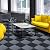 Carpet Tiles Peel and Stick, Self Adhesive Carpet Floor Tile 10 Tiles/10 sq Ft Anti-Slip Squares Soft Padded Carpet Tiles for Kitchen Bedrooms Indoor Outdoor?12" x 12"?