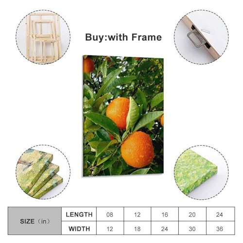 Poster mural de branche ZHOUKEG 60x90cm pour chambre zen - 2