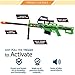 Elite Tactical Force AWM Sniper Rifle Military Action 1:1 Scale Toy Machine Gun with Target Scope, Magazine, Bullets, Lights and Realistic Sounds (42 Inches)
