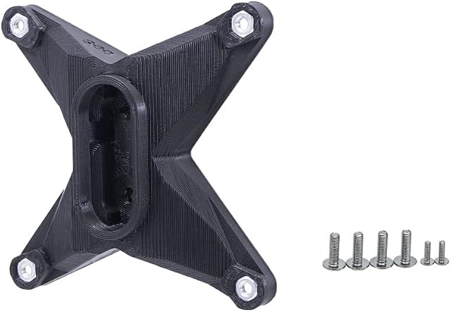 3IDEE VESA Adapter compatible with MSI Optix (G241, G241VC, MAG341CQ, G27C, G27C4, G27CQ4, G27C2, AG32C, AG32CQ) - screw set included - 75x75mm (Black) - 1-Pack