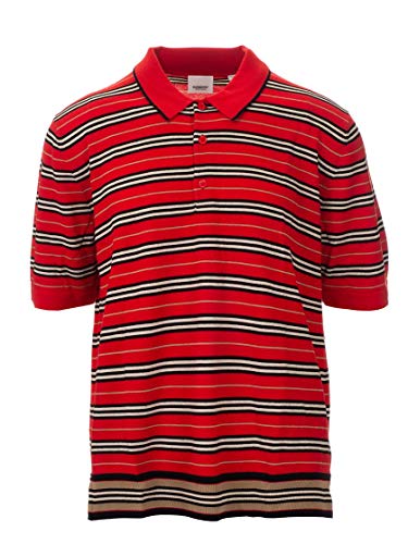 Preisvergleich Produktbild BURBERRY Luxury Fashion Herren 8009223 Rot Poloshirt / Frühling Sommer 19