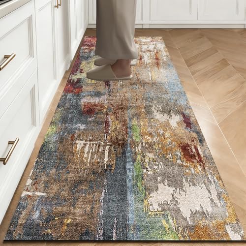WTHYGB Teppichläufer 60 x 200 cm, rutschfest Waschbar – Ansicht 5