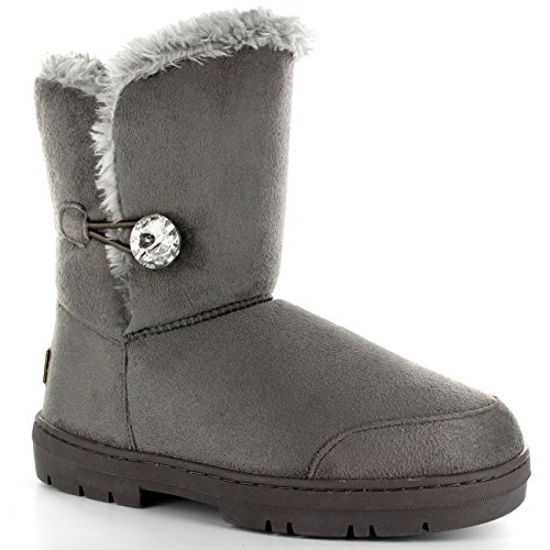 Donna Pulsante di Un Diamante Short Foderato di